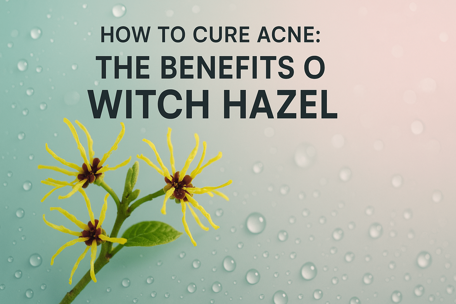 How to Cure Acne: The Benefits of Witch Hazel F IMG 68c62974e70ad